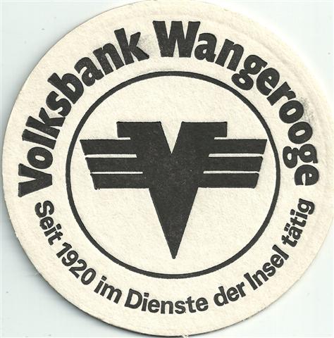 wangerooge fri-ni volksbank 1a (rund215-seit 1920-schwarz) 